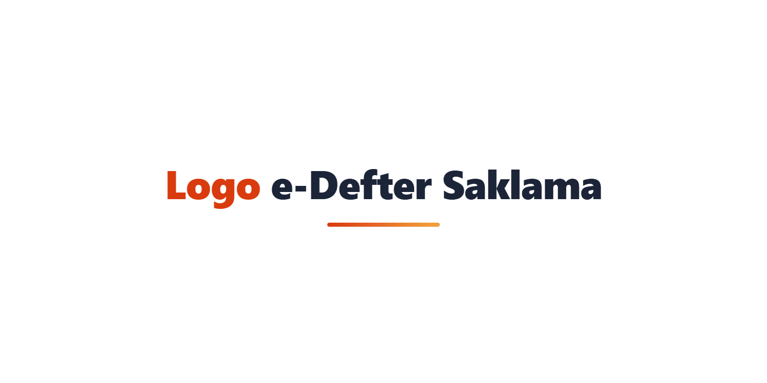 e-Defter Saklama